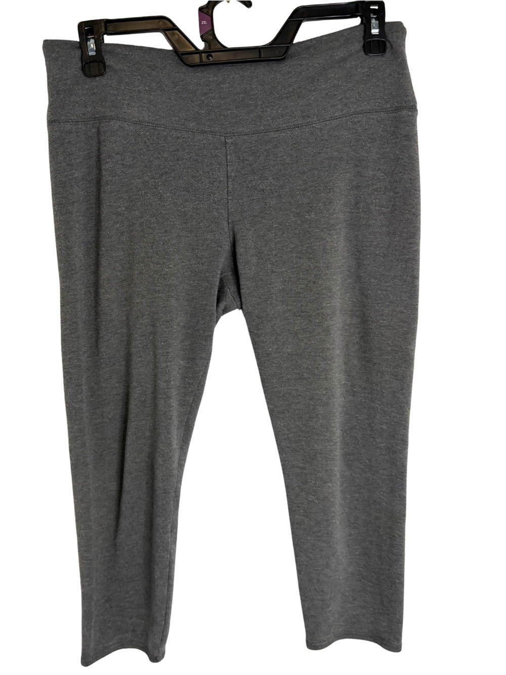 3/$20 Member’s Mark Gray Luxe Cropped Leggings Size Large